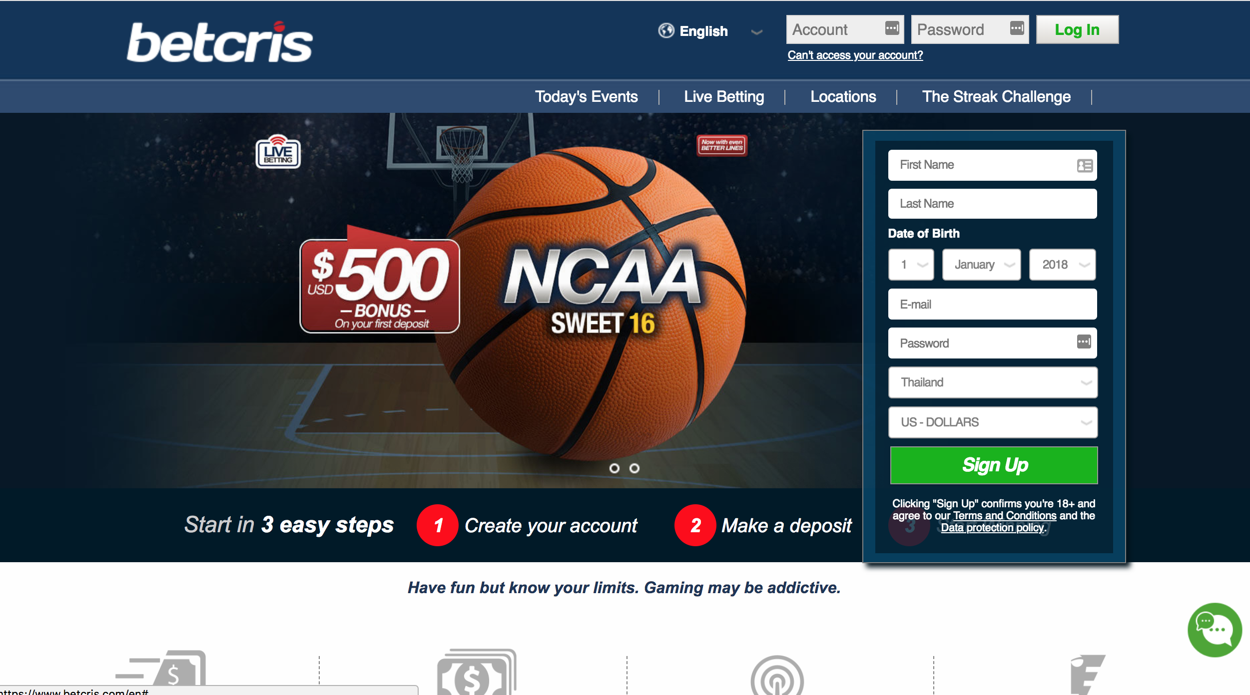 Sports Betting Live Odds - Online Sportsbook